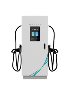Cargador rápido de 60kW DC con dos cables